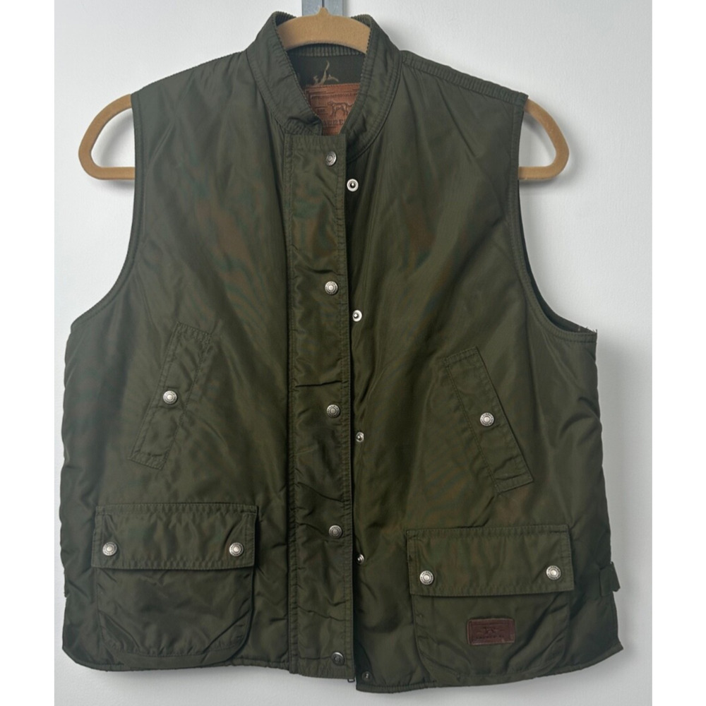 Polo Ralph Lauren PM Authentic Dry Goods Supply Lined Cargo Vest Army Green D9